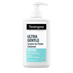 Neutrogena Ultra Gentle Cream-to-Foam Facial Cleanser - Sensitive, Fragrance-Free 12 fl oz