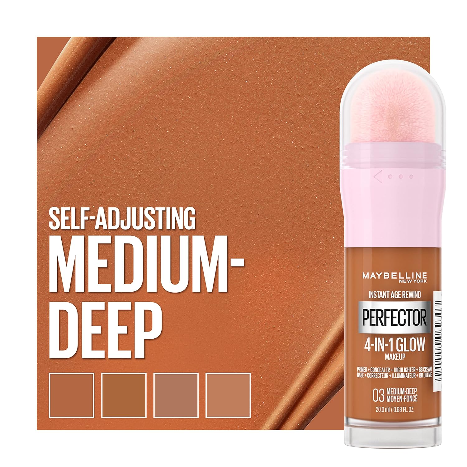 Maybelline 4-in-1 Glow Perfector, 0.68 fl oz