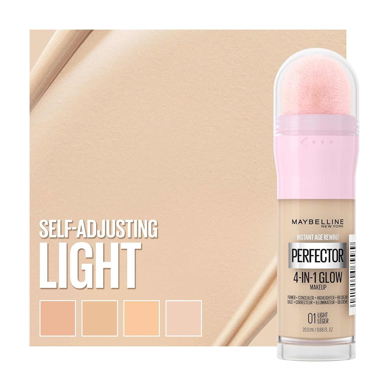 Maybelline 4-in-1 Glow Perfector, 0.68 fl oz