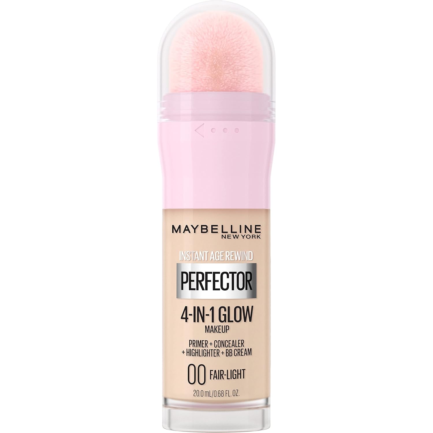 Maybelline Instant Age Rewind Perfection 4-in-1 Glow makeup stick on a white background