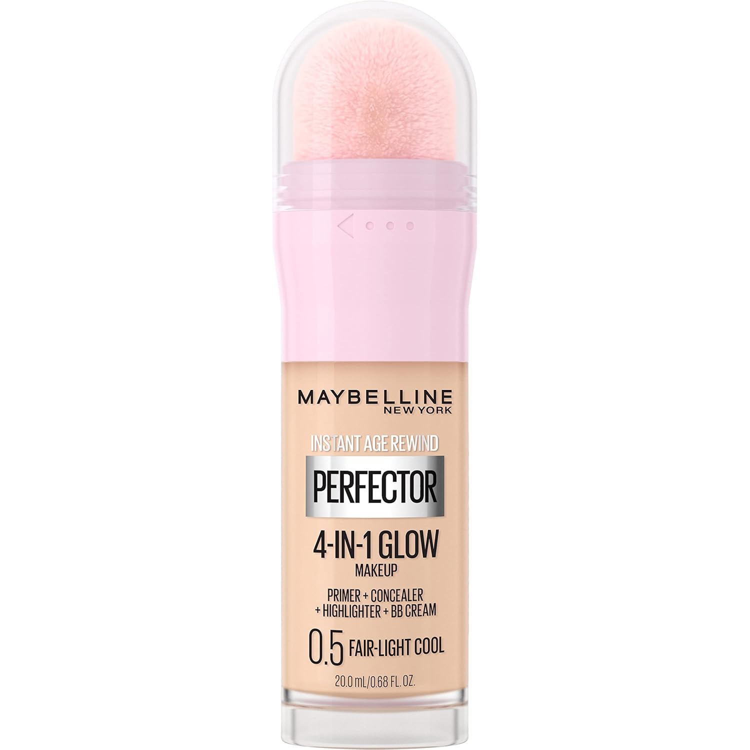 Maybelline Instant Age Rewind Perfection 4-in-1 Glow makeup stick on a white background