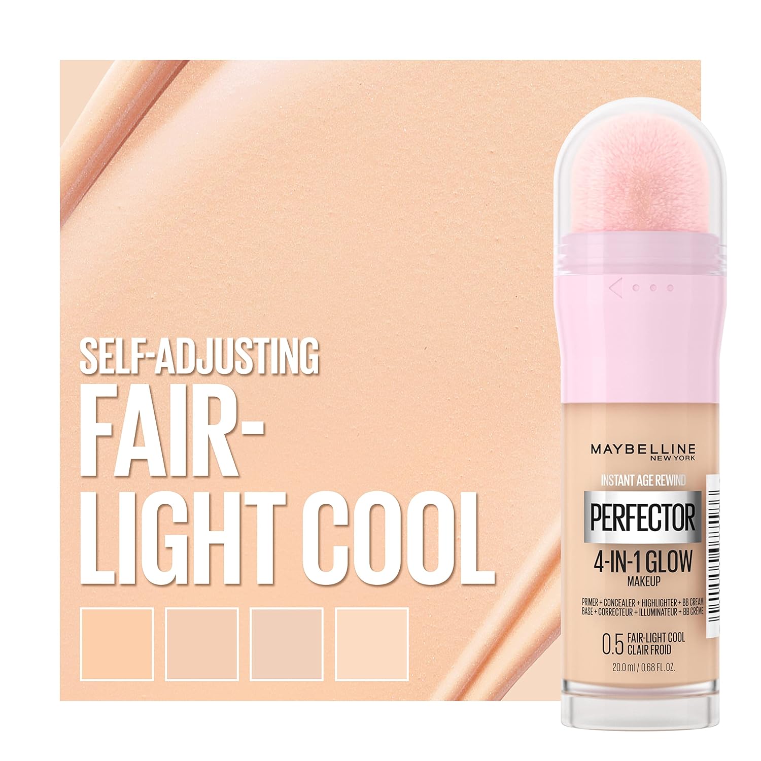 Maybelline 4-in-1 Glow Perfector, 0.68 fl oz