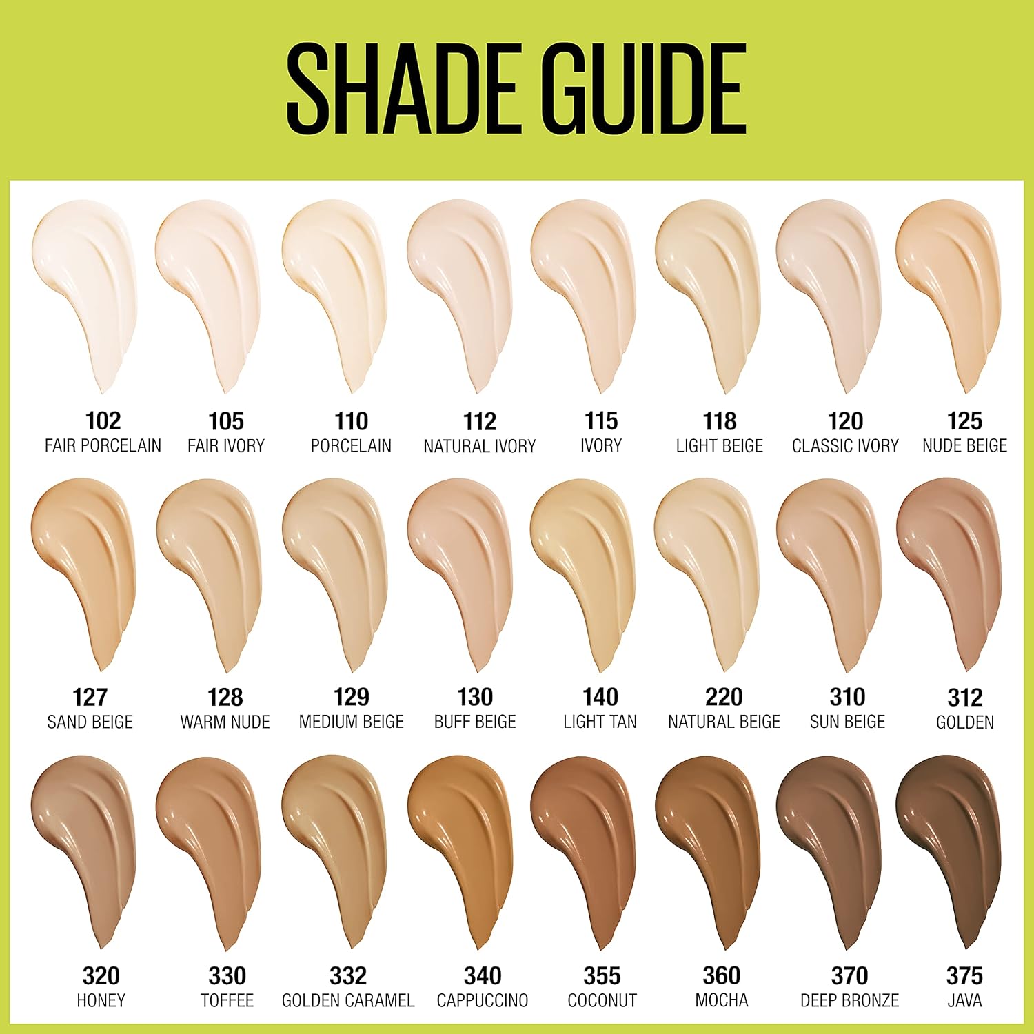 Maybelline Super Stay Full Coverage Foundation – 30HR Matte, 1 fl oz