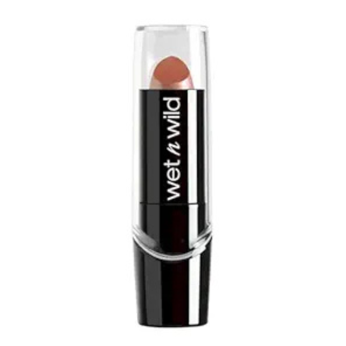 Wet n wild Silk Finish Lipstick, Hydrating Satin Color with Vitamins A & E, Aloe & Macadamia – Breeze, Vegan & Cruelty-Free - Kozmee